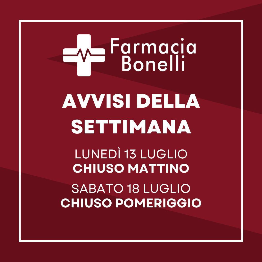 Avvisi della settimana
