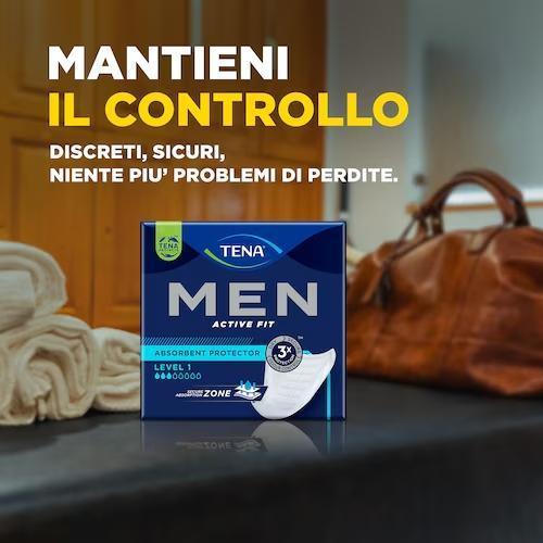 🛡️ TENA Men Active Fit Livello 1: discrezione e protezione quotidiana.