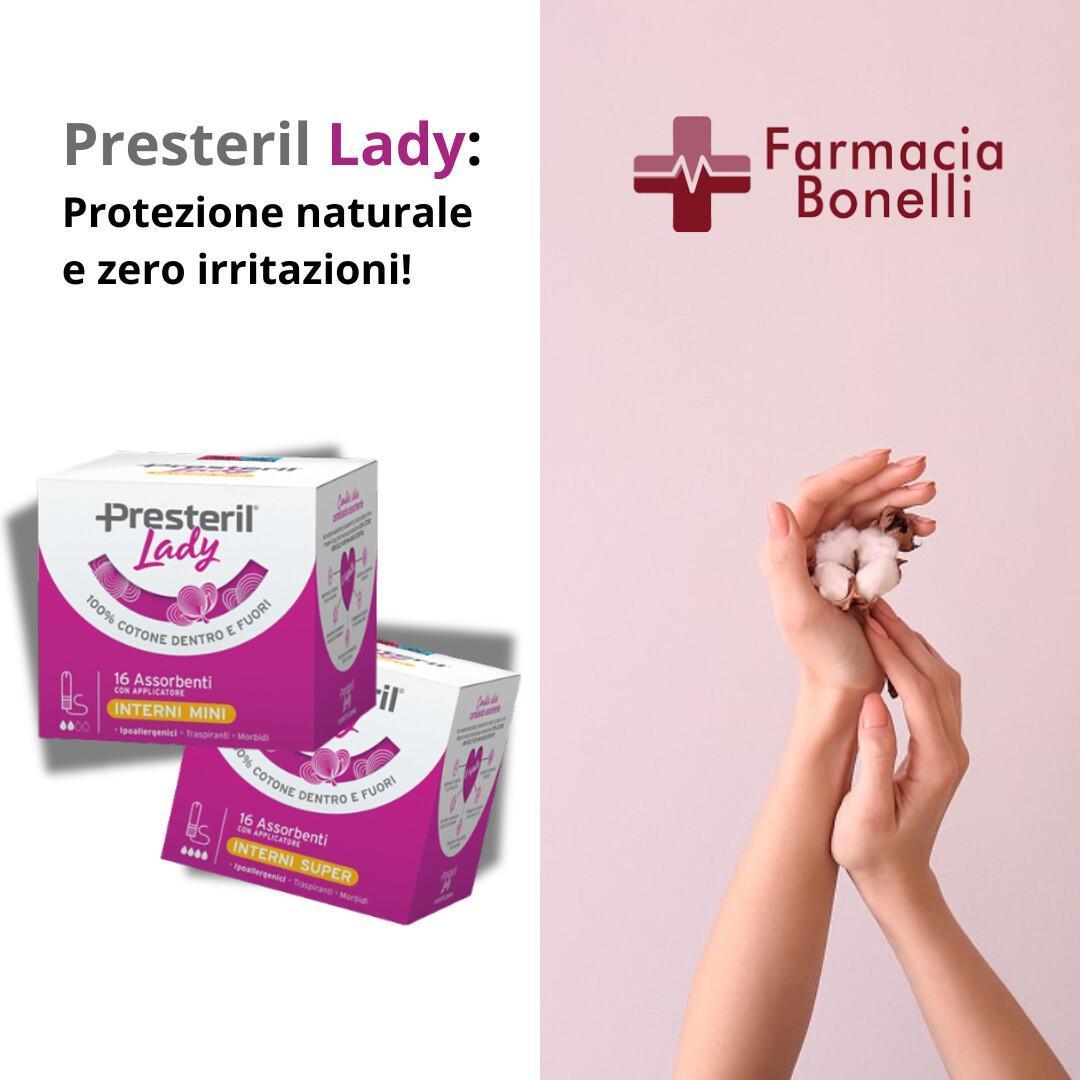 Presteril Lady Interni: Comfort discreto e 100% cotone! 🌸