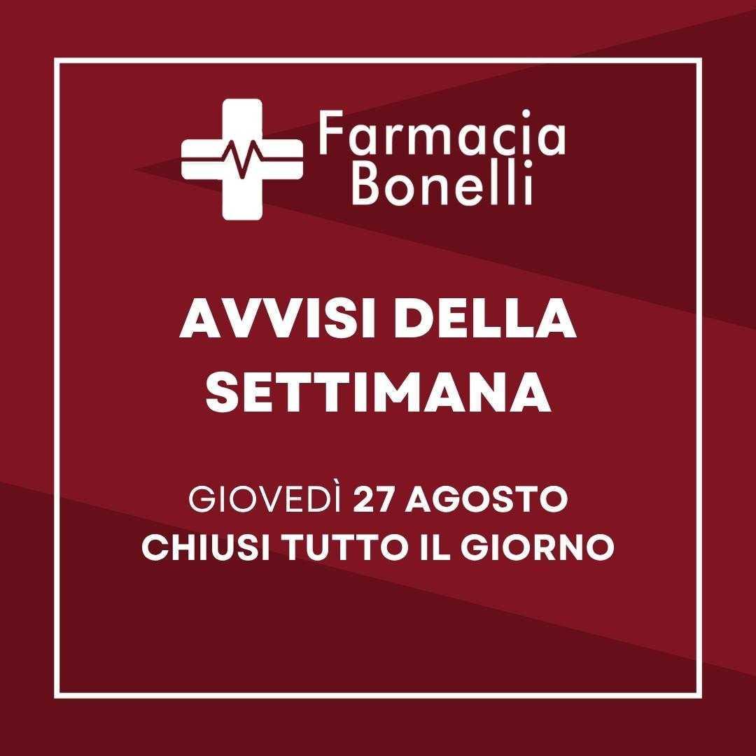 Avviso Farmacia Chiusa