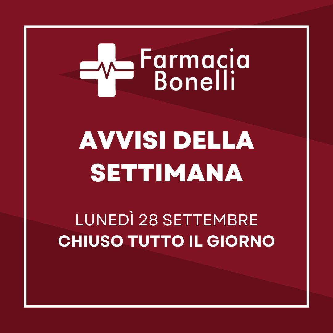 Avviso Farmacia Chiusa