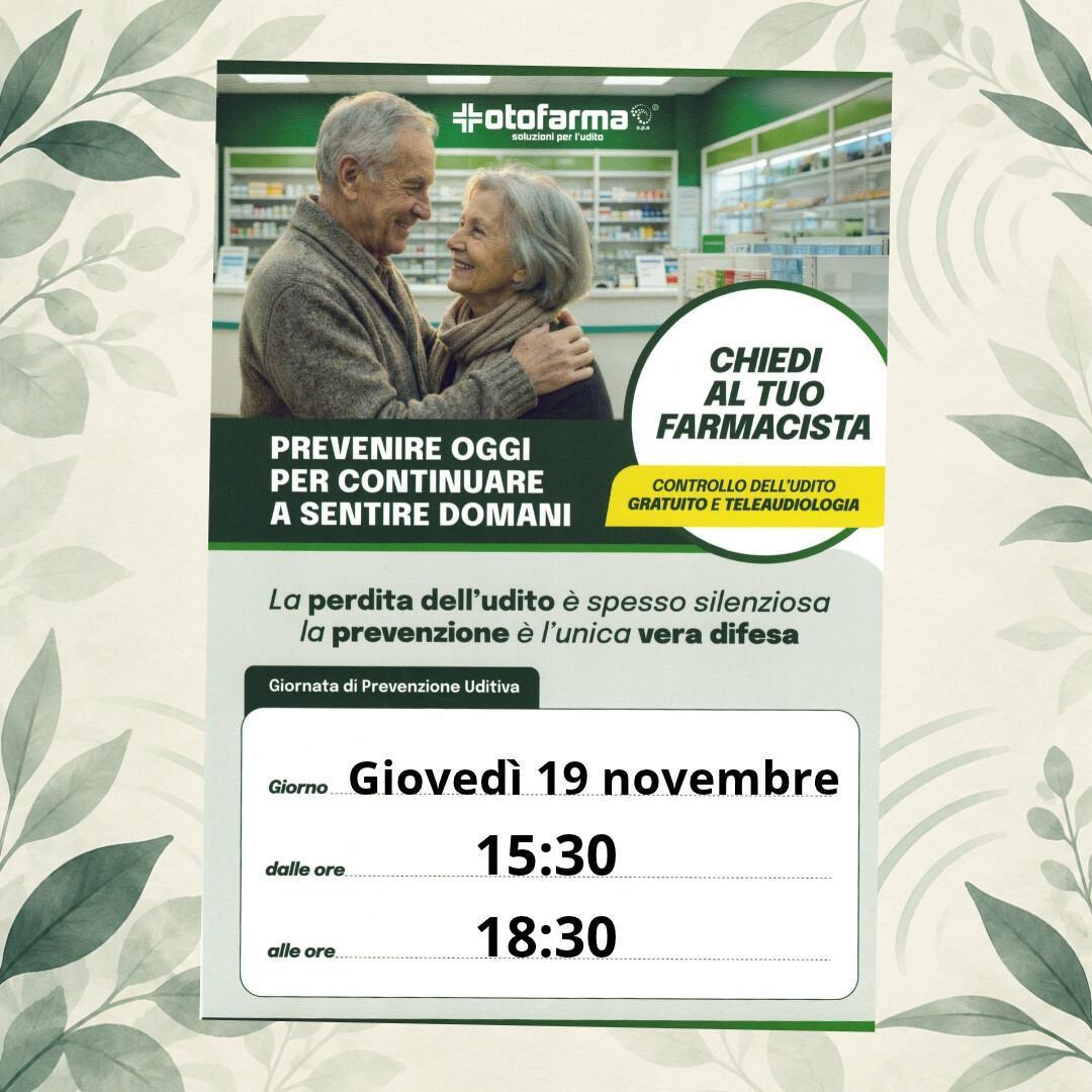 Visita gratuita dell'udito con Otofarma 🦻🏻
