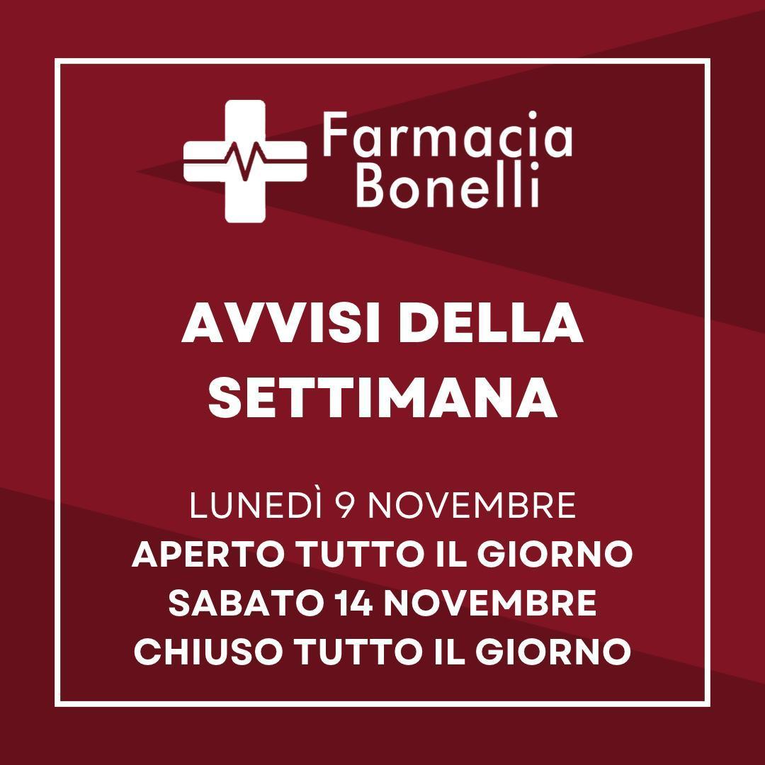 Avvisi della settimana