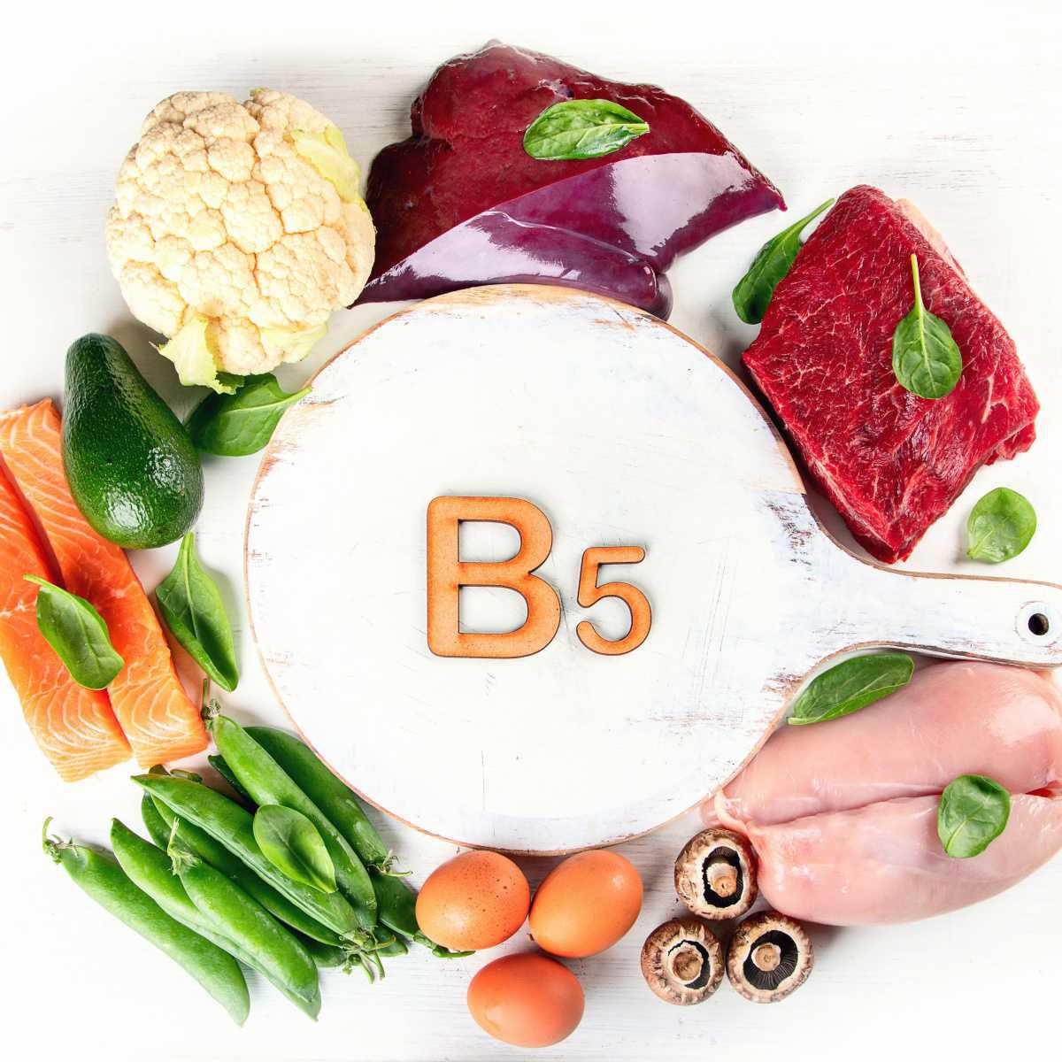 Vitamina B5 (ácido pantotênico)