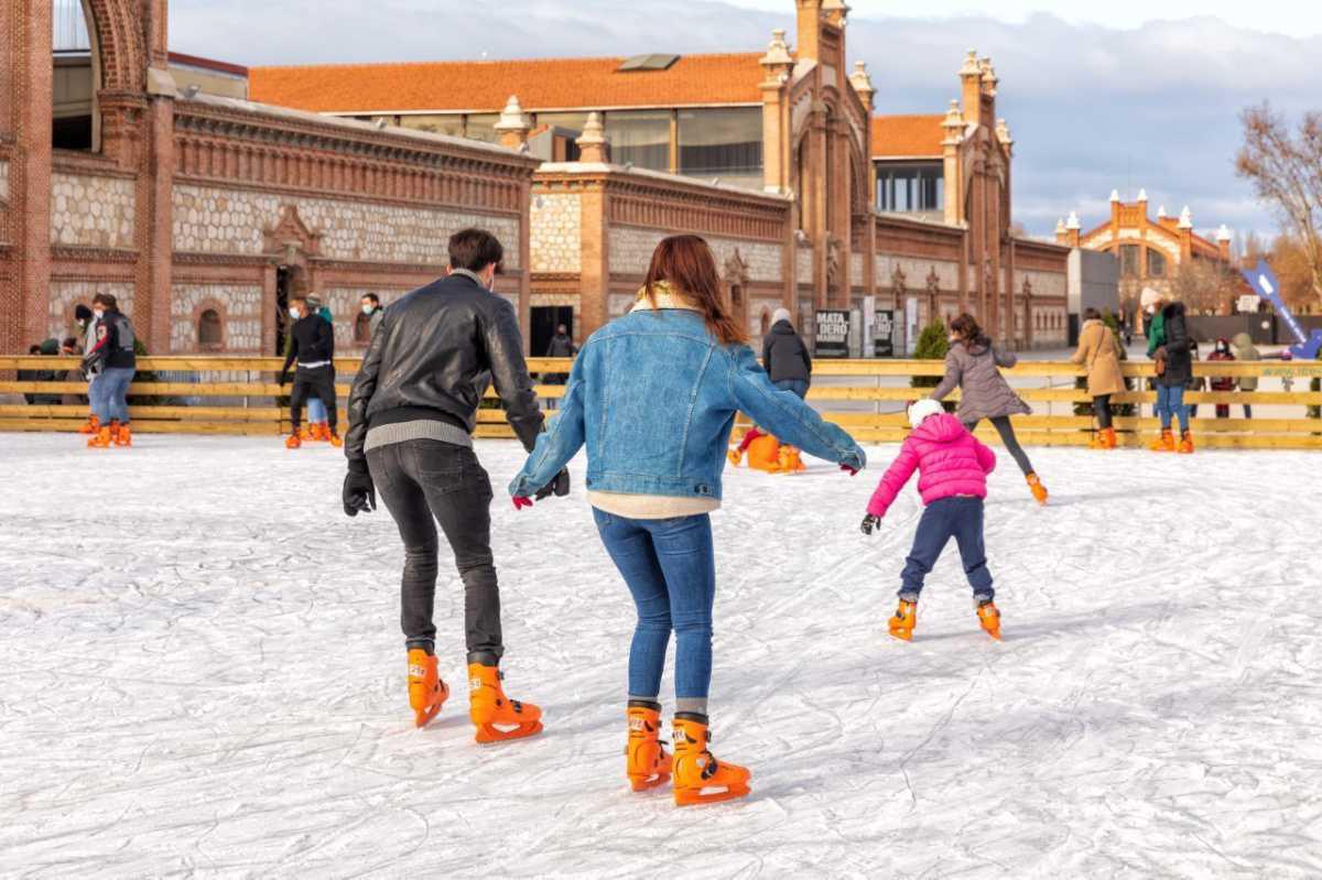 Pista de Patinaje en Plaza de España