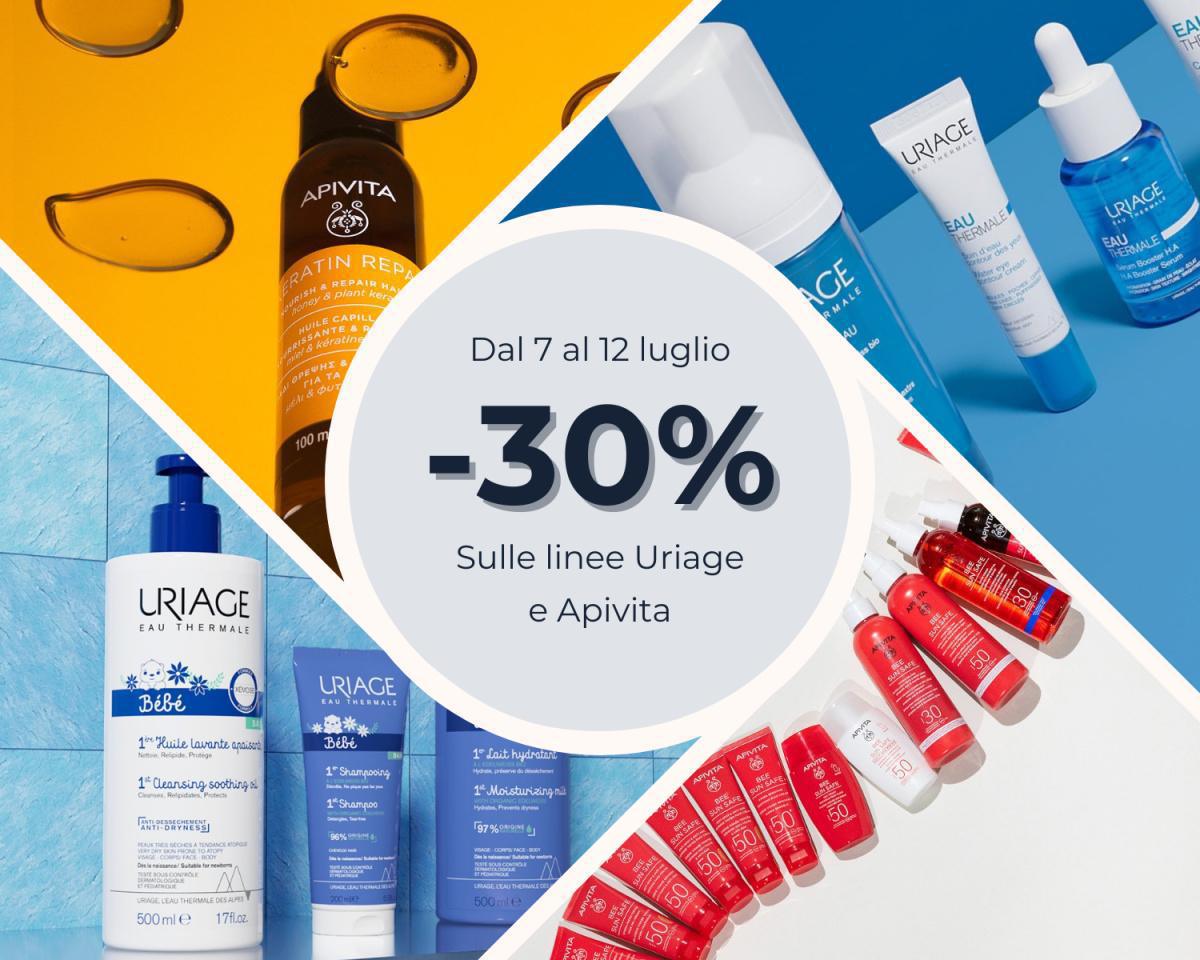 Promo Uriage e Apivita