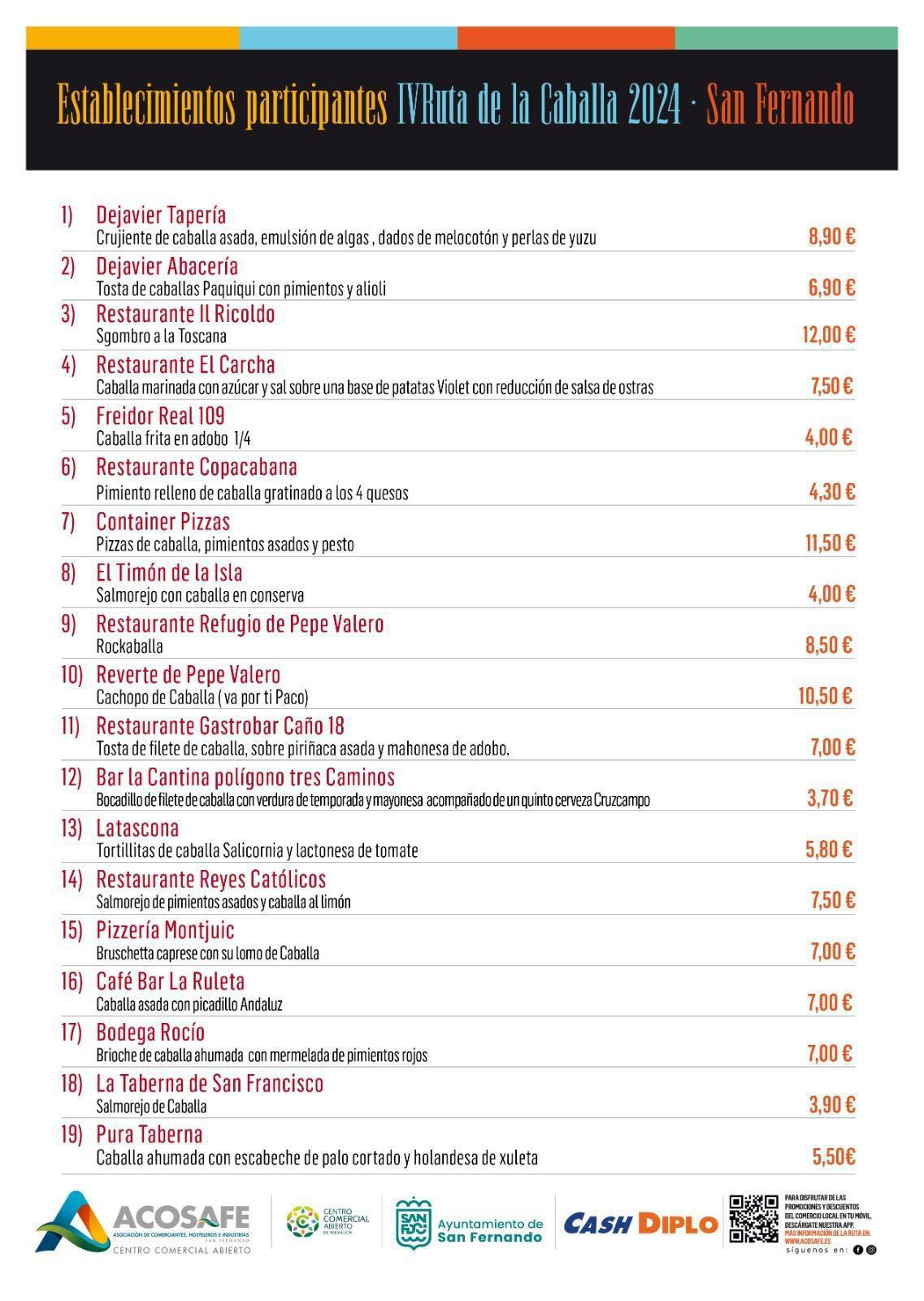 IV Edición de la Ruta de la Caballa de Acosafe IV Edición de la Ruta de la Caballa de Acosafe