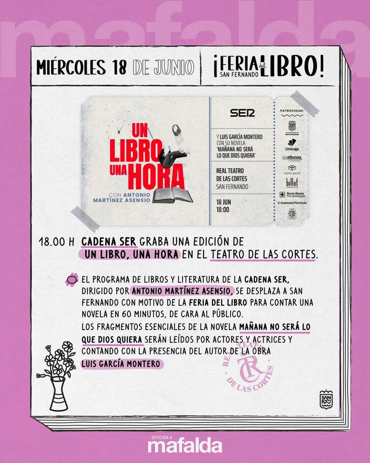 Feria del Libro del 16 al 21 de junio de 2025 Plaza del Rey, San Fernando