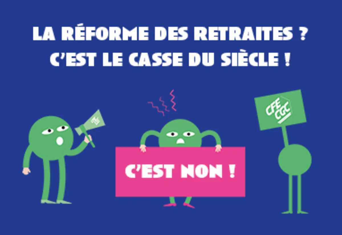 RÉFORME DES RETRAITES : LE SNE-CGC APPELLE À MANIFESTER LE 31 JANVIER RÉFORME DES RETRAITES : LE SNE-CGC APPELLE À MANIFESTER LE 31 JANVIER