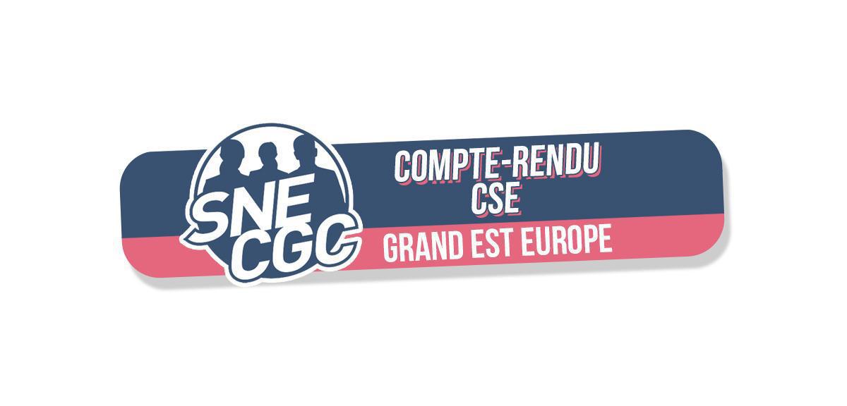 COMPTE RENDU CSE - MAI 2025