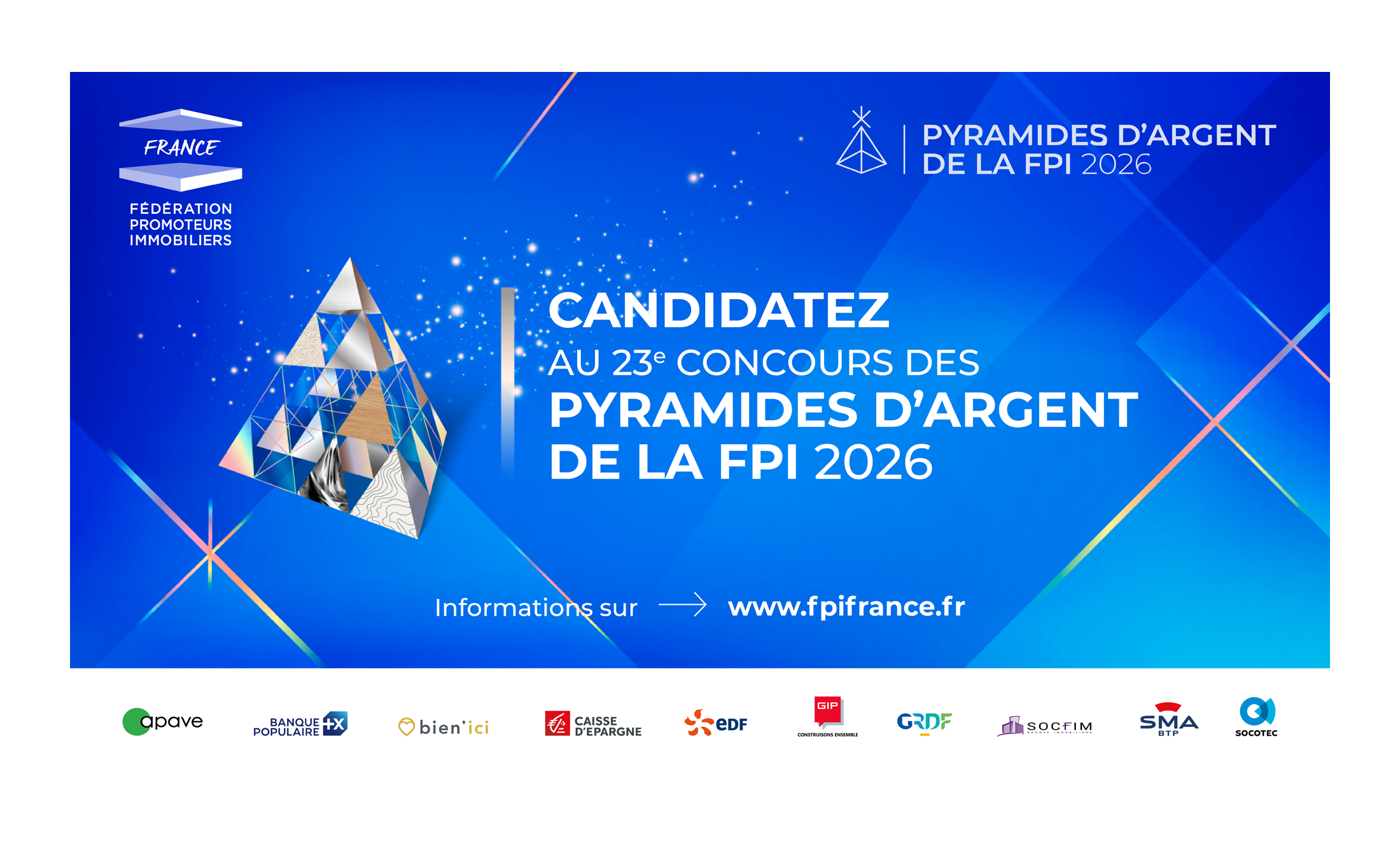 Les candidatures pour les Pyramides d’Argent de la FPI 2026 sont ouvertes