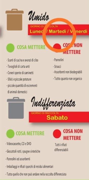 Cosa differenziare