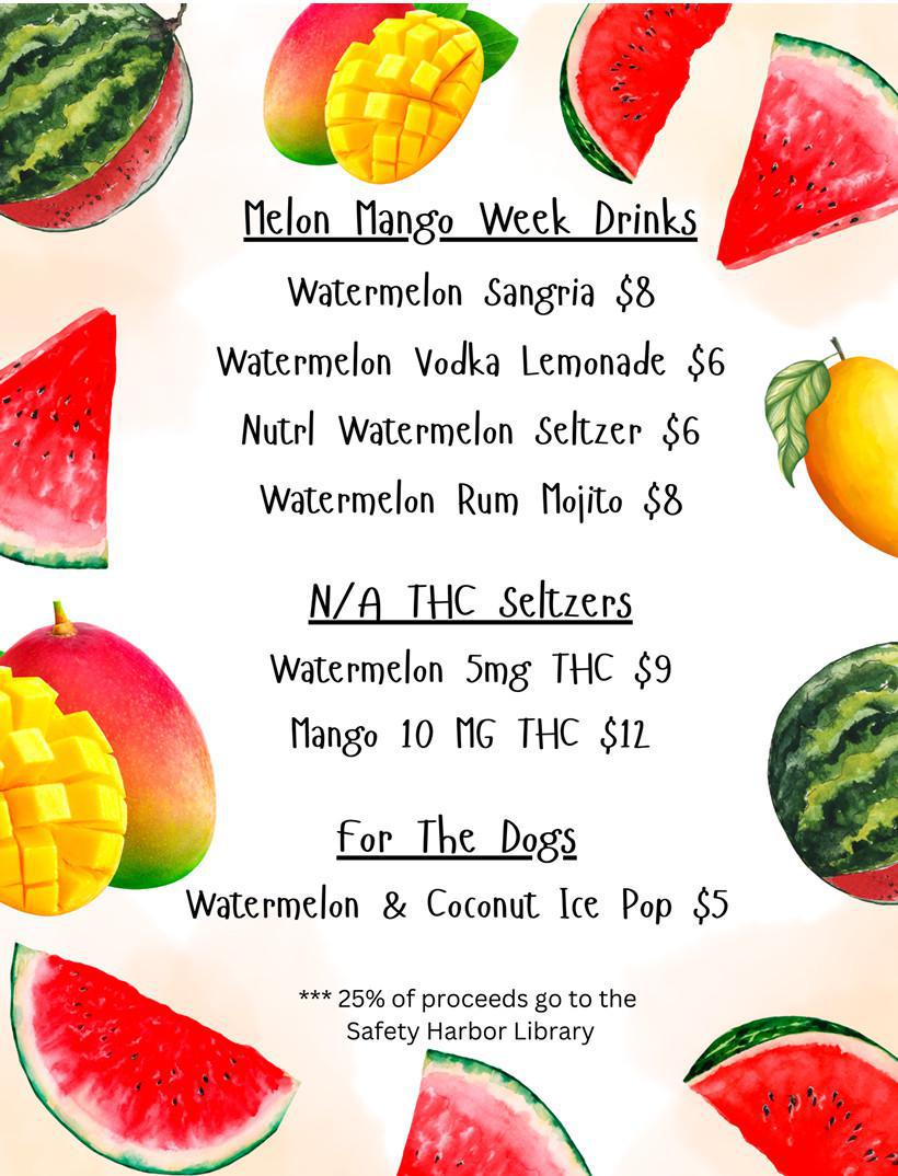 WatermelonWeeks 2024 to benefit the Safety Harbor Public Library Foundation