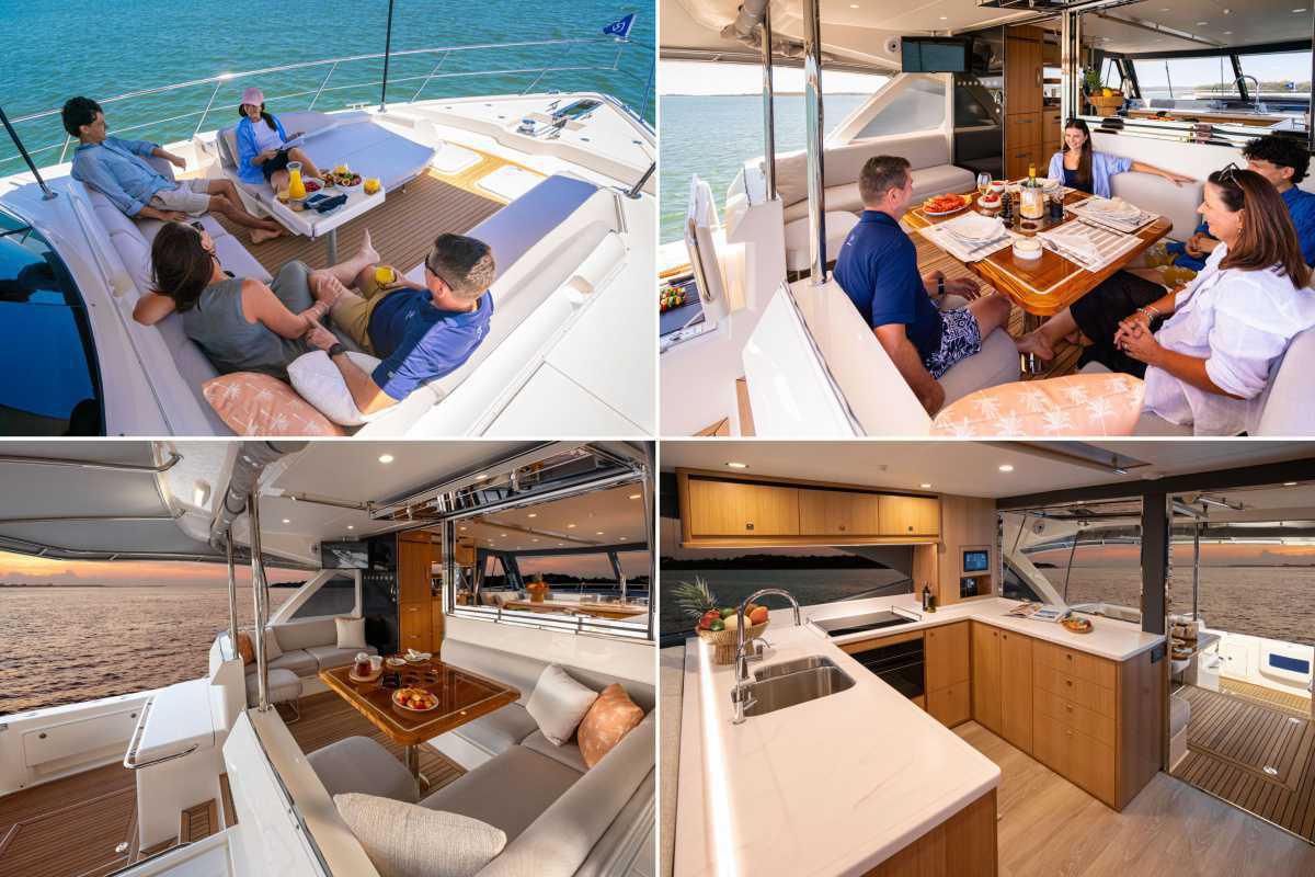 World Premiere - Owners celebrate the launch of Riviera's exceptional 58 Sports Motor Yacht World Premiere - Owners celebrate the launch of Riviera's exceptional 58 Sports Motor Yacht