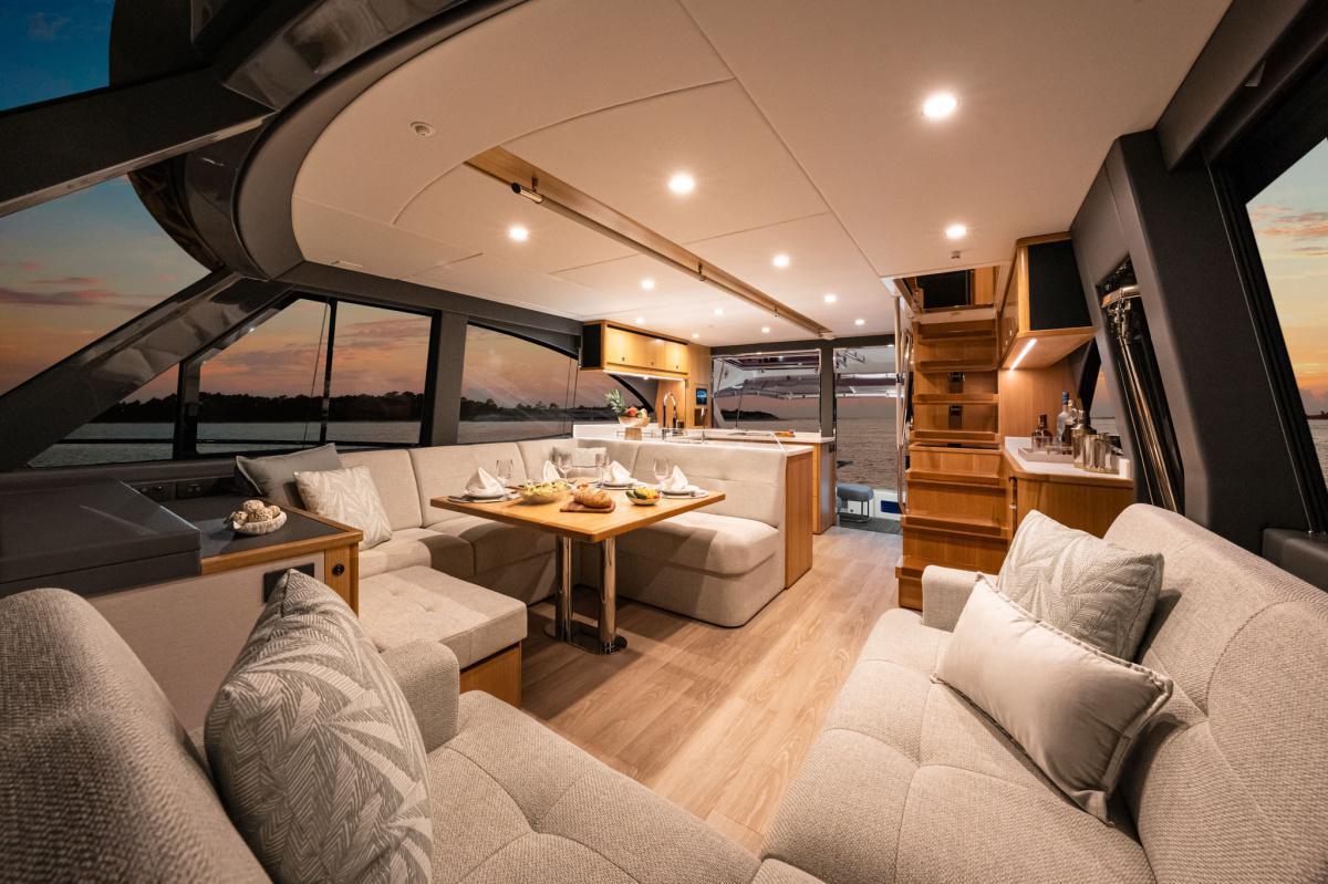 World Premiere - Owners celebrate the launch of Riviera's exceptional 58 Sports Motor Yacht World Premiere - Owners celebrate the launch of Riviera's exceptional 58 Sports Motor Yacht