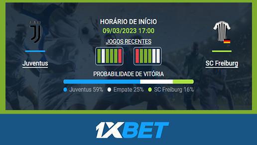 ⚽️ Juventus x SC Freiburg - 09 Mar 17:00 ✅