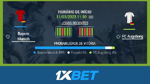 ⚽️ Bayern Munich x FC Augsburg - 11 Mar 11:30 ✅