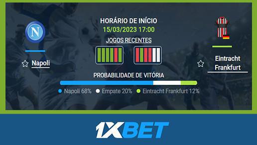 ⚽️ Napoli x Eintracht Frankfurt - 15 Mar 17:00 ✅