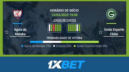 ⚽️ Águia de Maraba x Goiás - 15 Mar 19:00 ⛔