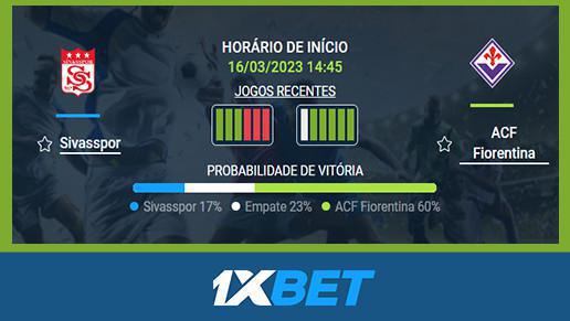 ⚽️ Sivasspor x Fiorentina - 16 Mar 14:45 ✅