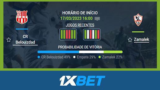 ⚽️ Belouizdad x El Zamalek - 17 Mar 16:00 ✅