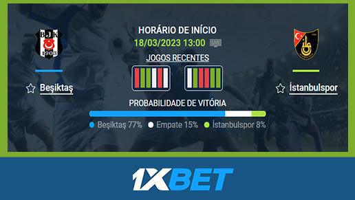 ⚽️ Besiktas x Istanbulspor - 18 Mar 13:00 ✅