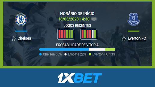 ⚽️ Chelsea x Everton - 18 Mar 14:30 ✅