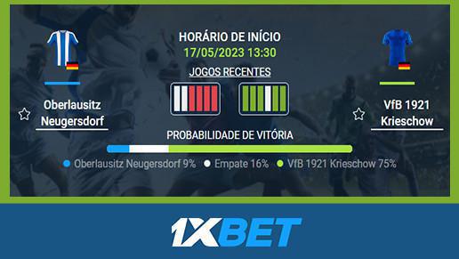 ⚽ FC Oberlausitz Neugersdorf x VfB Krieschow | 📅 17 Mai 13:30 ✅