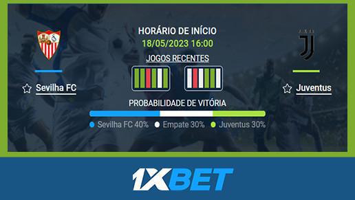 ⚽ Sevilha x Juventus | 📅 18 Mai 16:00 ✅