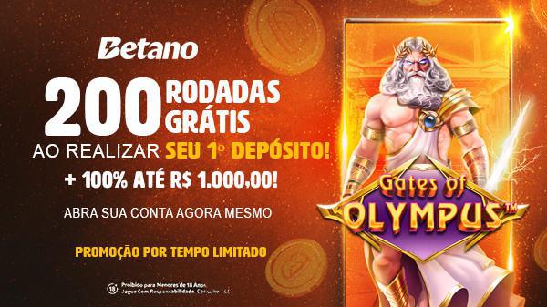 🎰 200 RODADAS GRÁTIS EM SEU 1º DEPÓSITO + 100% ATÉ R$ 1.000,00! CONFIRA!