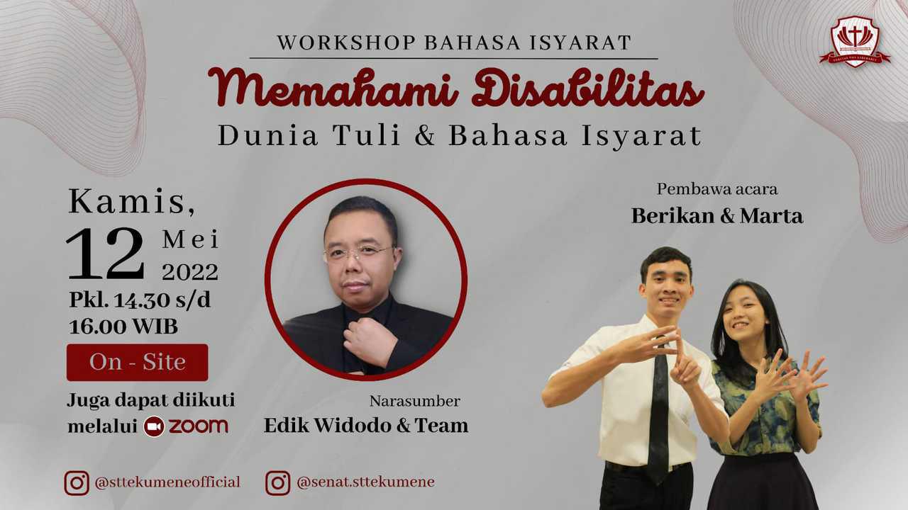 Workshop Bahasa Isyarat Bersama Edik Widodo