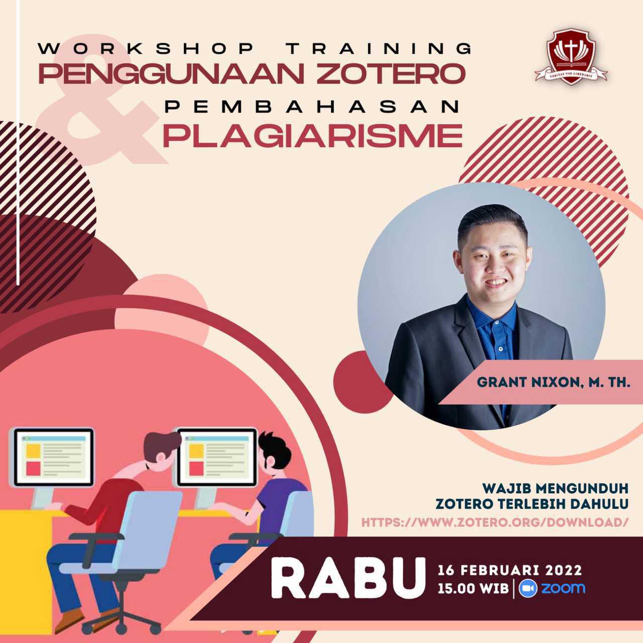 Workshop Plagiarisme Bersama Grant Nixon, M. Th.