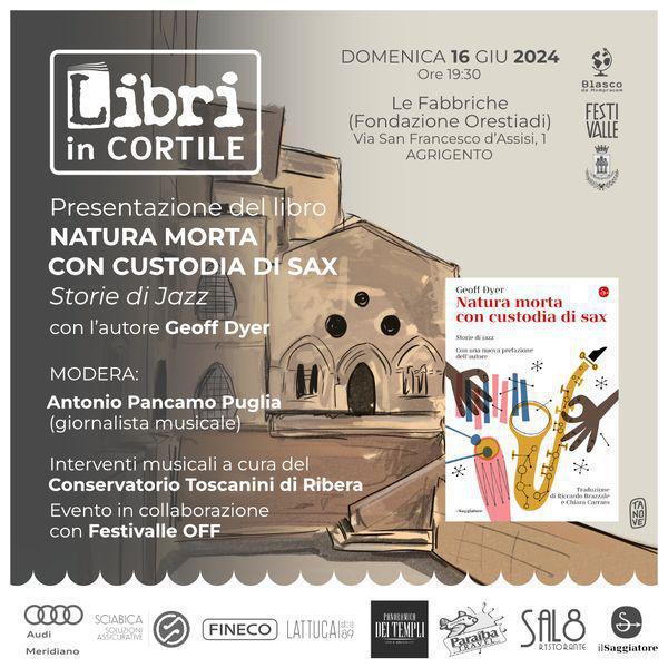 Presentazione del libro "Natura morta con custodia di sax. Storie di Jazz" (inizio ore 19:30) Presentazione del libro "Natura morta con custodia di sax. Storie di Jazz" (inizio ore 19:30)