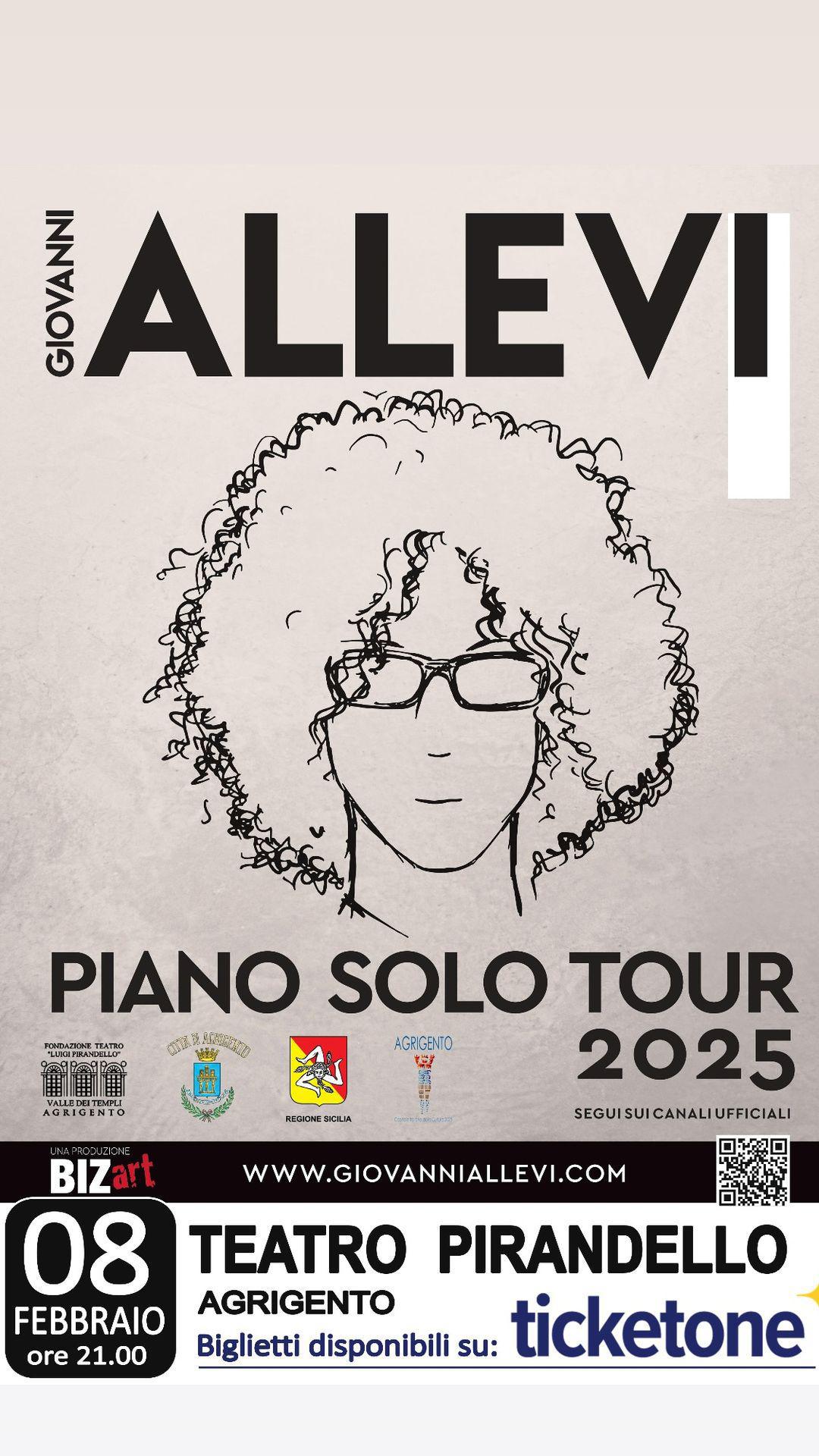 Giovanni Allevi - Piano Solo Tour 2025 (inizio ore 21:00)