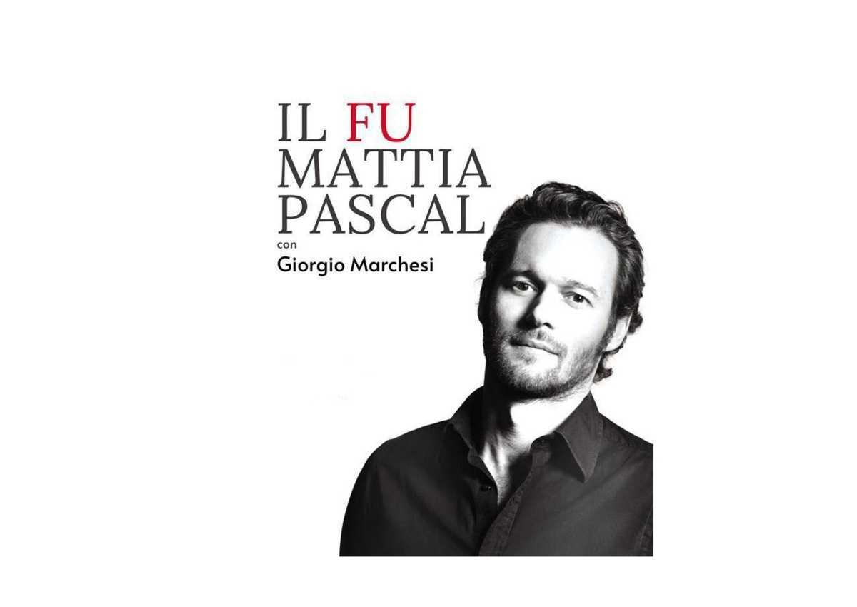 Rappresentazione de “Il fu Mattia Pascal” di Luigi Pirandello con Giorgio Marchesi (spettacolo ore 21:00)