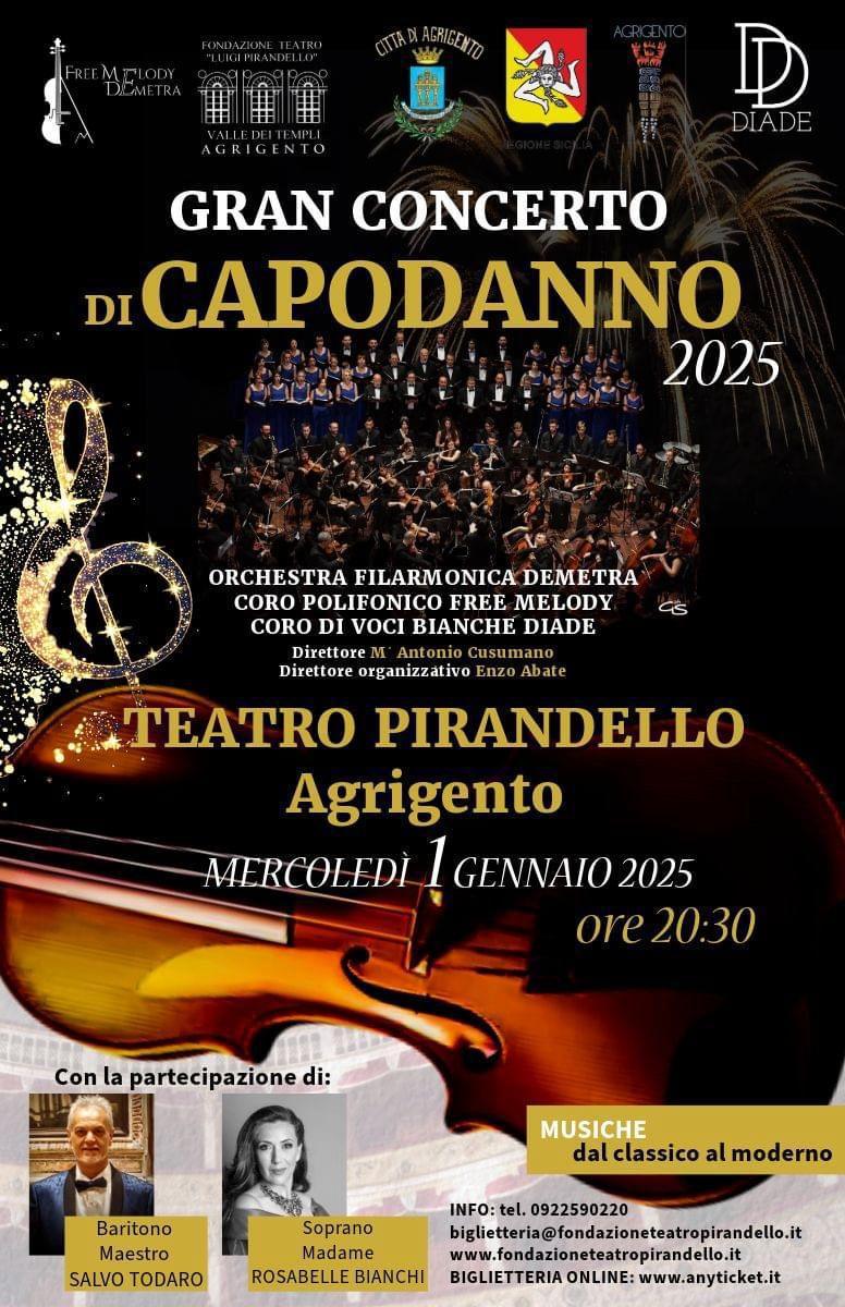Gran Concerto di Capodanno 2025 (inizio ore 20:30)