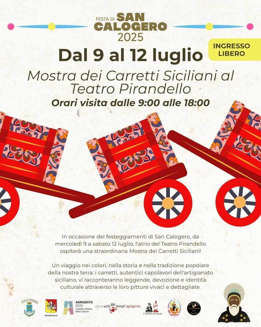 Mostra dei Carretti Siciliani al Teatro Pirandello