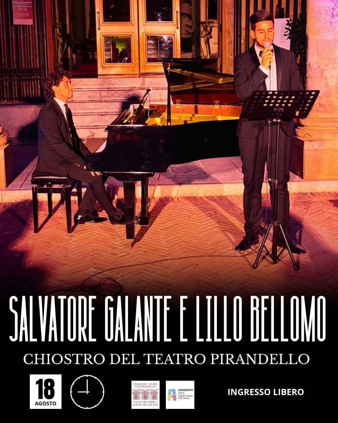 GIARDINI CULTURALI: Salvatore Galante e Lillo Bellomo (inizio ore 21:00)