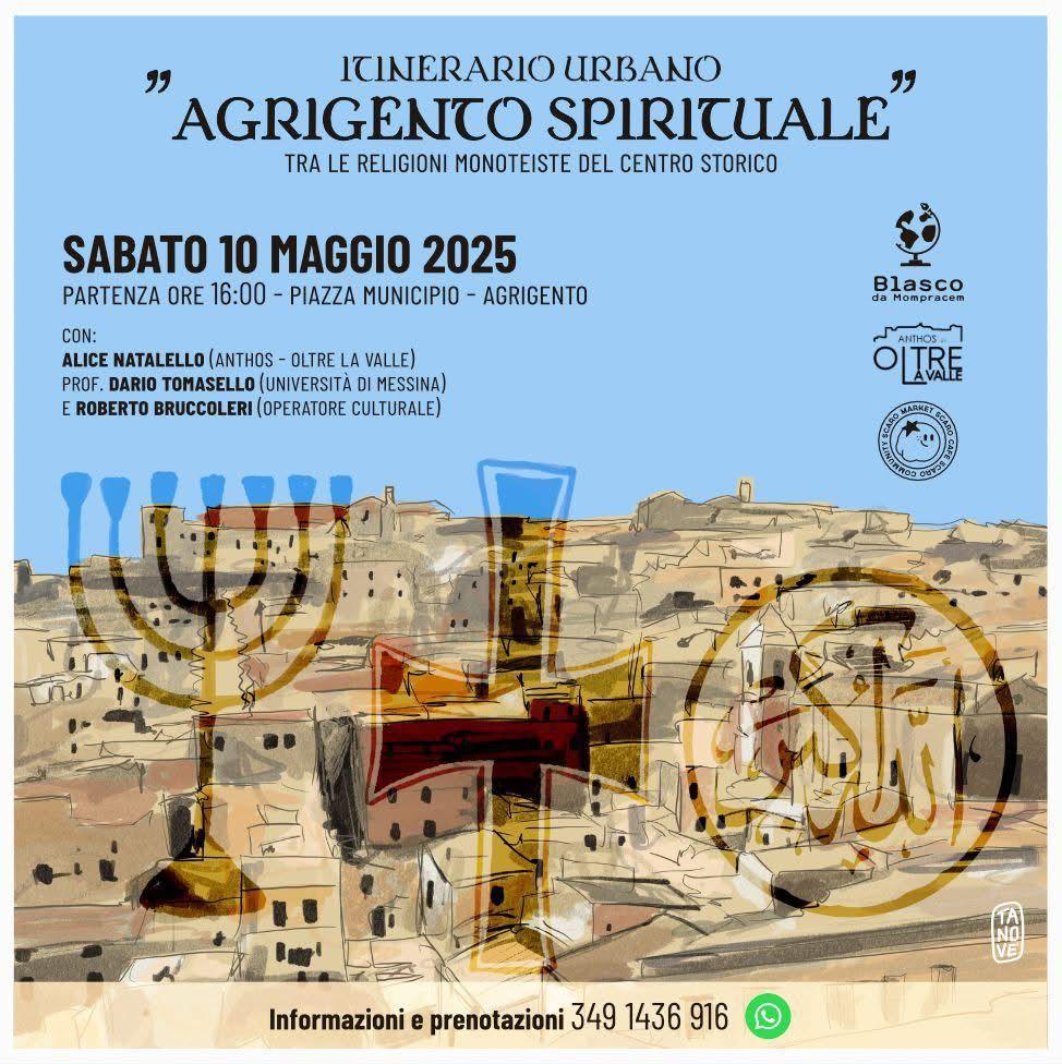 Itinerario Urbano "Agrigento Spirituale" tra le religioni monoteiste del centro storico (inizio ore 16:00)