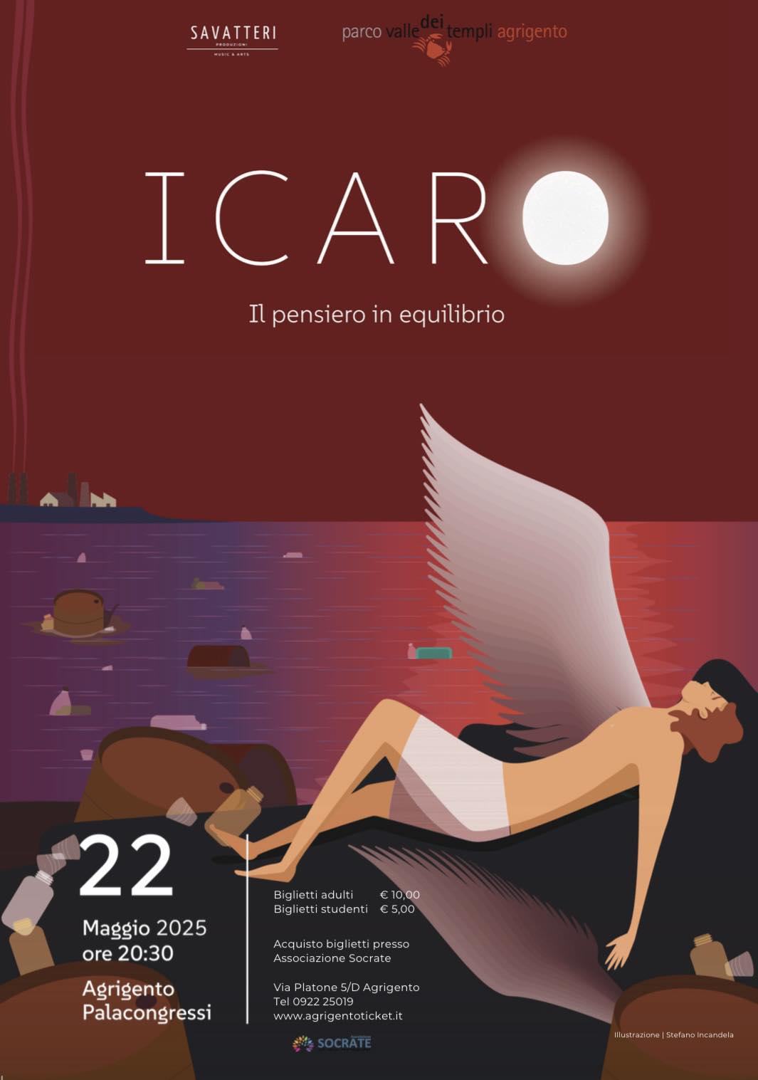 Savatteri Produzioni torna in scena con: "Icaro - il pensiero in equilibrio" (inizio ore 20:30)