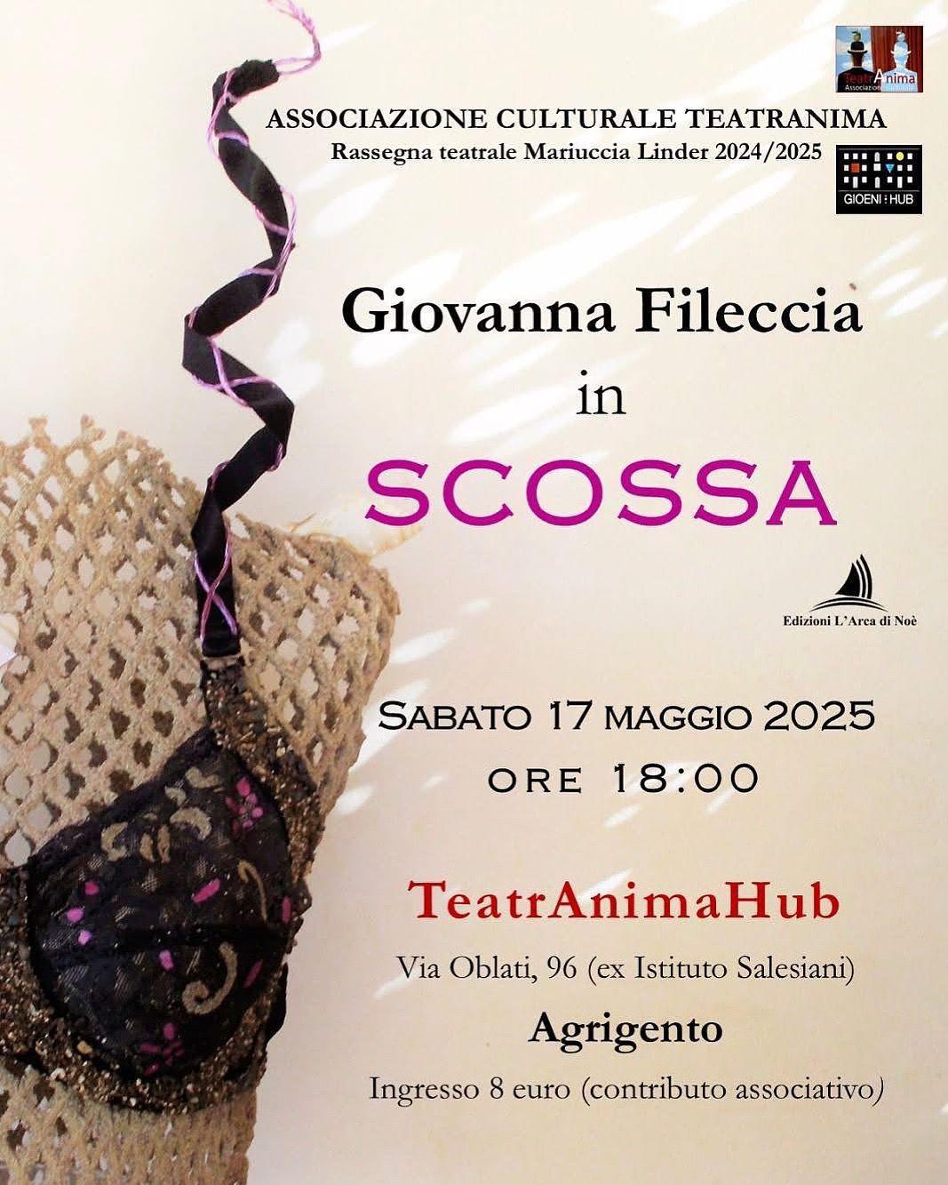 Giovanna Fileccia in SCOSSA (inizio ore 18:00)