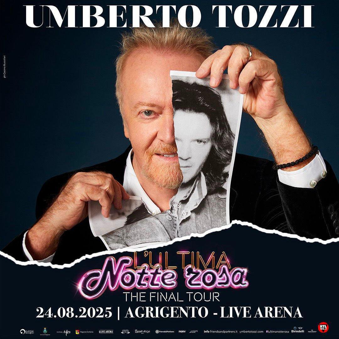 Umberto Tozzi - L'ultima notte rosa The Final Tour (inizio ore 21.30)