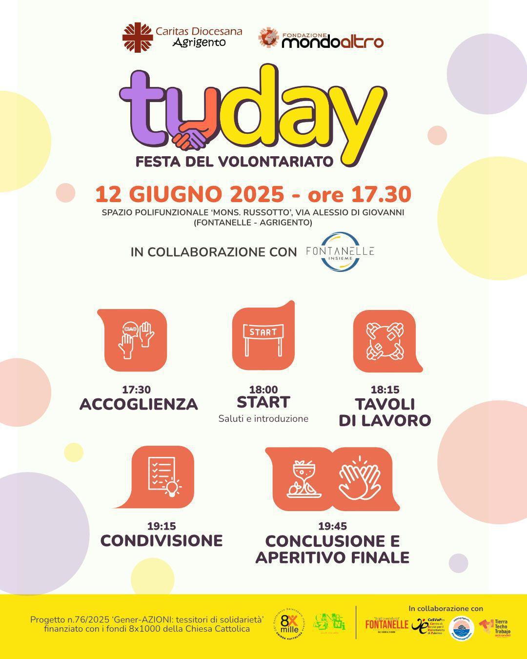 Tuday Festa del Volontariato (inizio ore 17:30)