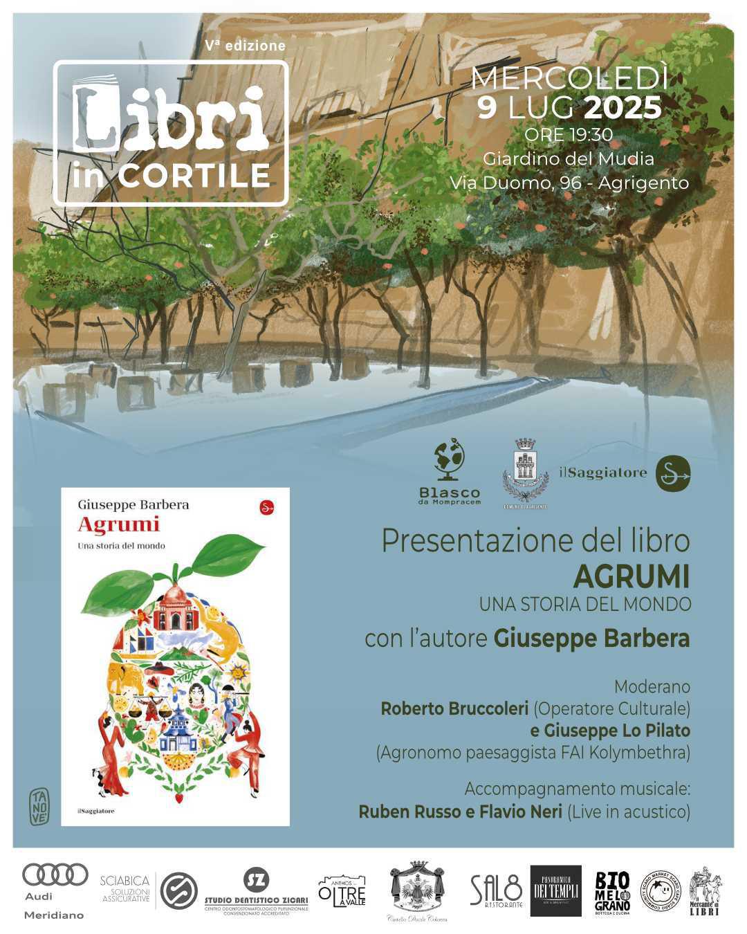 Presentazione del libro “Agrumi. Una storia del mondo” (inizio ore 19.30)