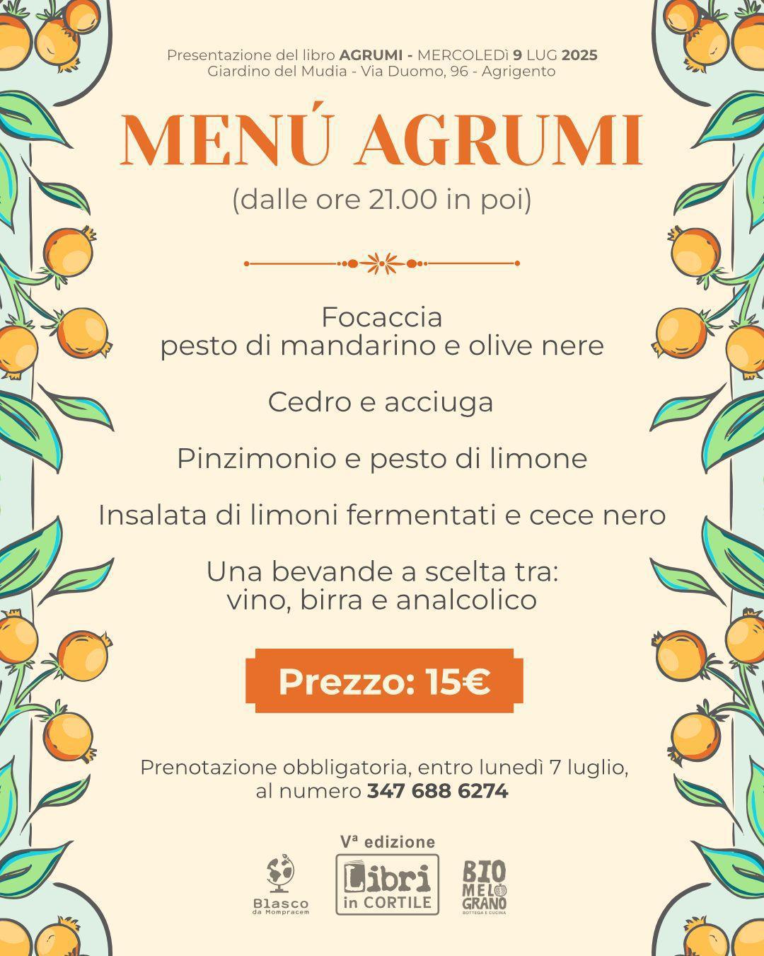 Presentazione del libro “Agrumi. Una storia del mondo” (inizio ore 19.30)