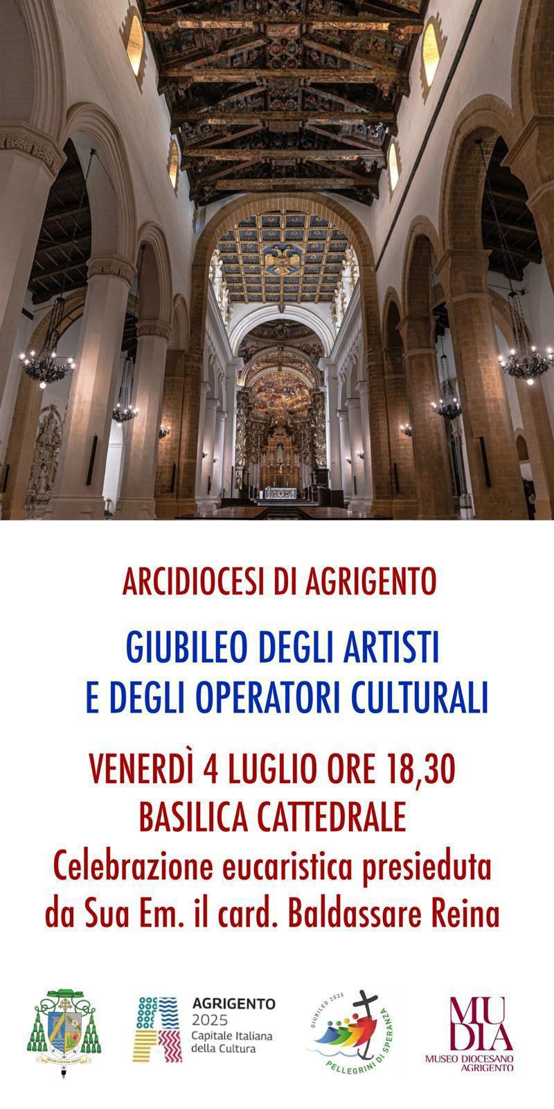 Giubileo degli Artisti e degli Operatori Culturali (inizio ore 18.30)