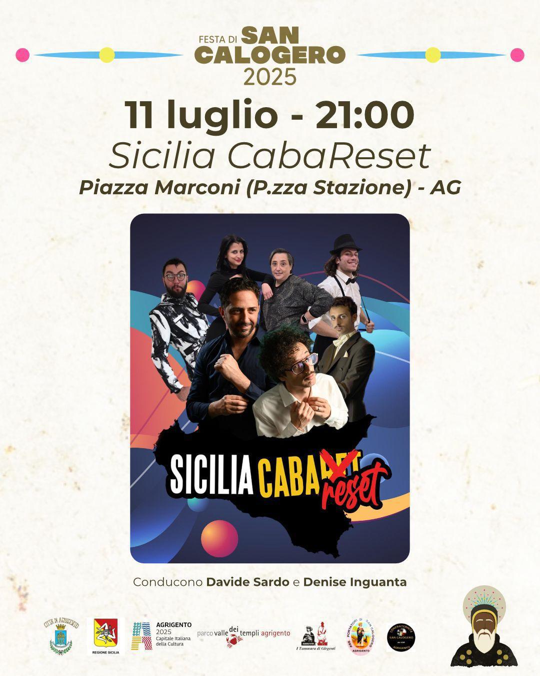 Spettacolo di Cabaret con "Sicilia CabaReset" (inizio ore 21.00)