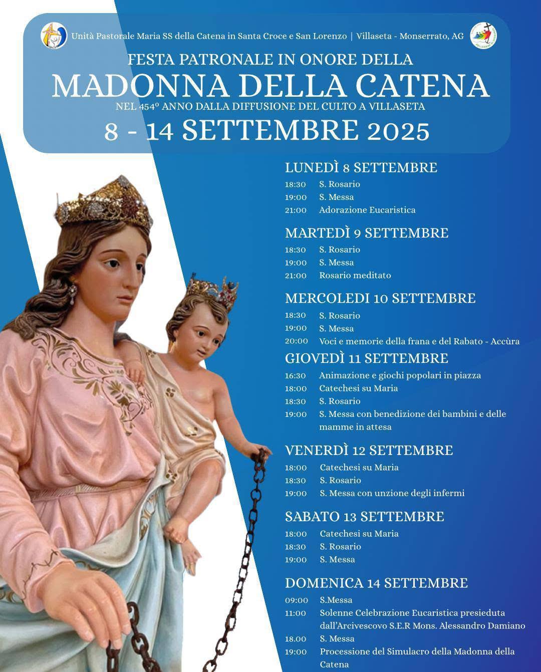Festa Patronale in onore della Madonna della Catena