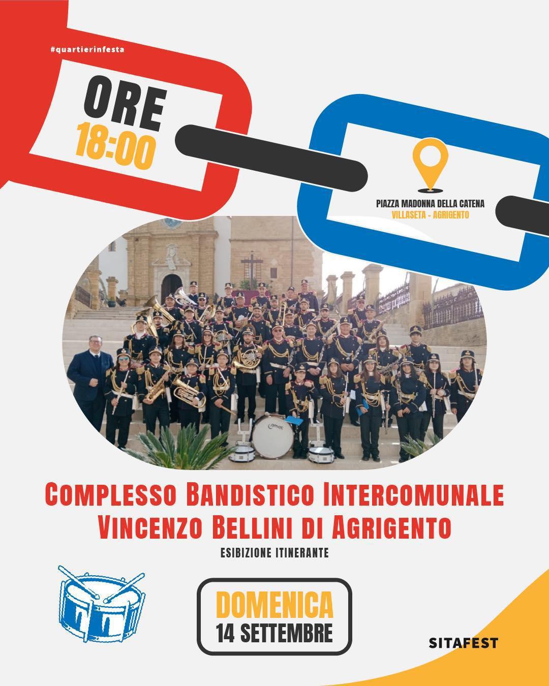 Complesso Bandistico Intercomunale Vincenzo Bellini di Agrigento (start h. 18.00)
