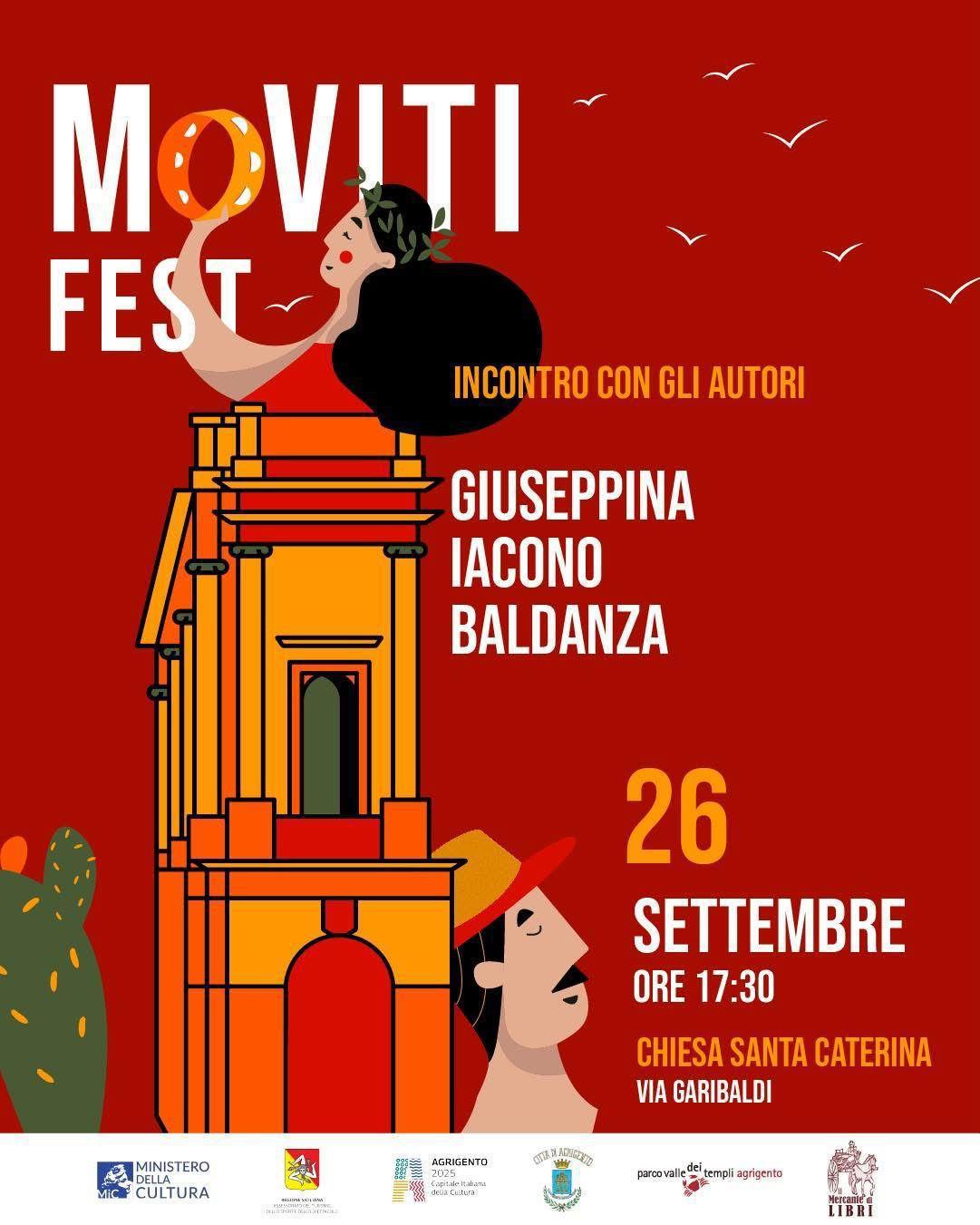 MoViti Fest - incontro con gli autori - Giuseppina Iacono Baldanza (inizio ore 17.30)